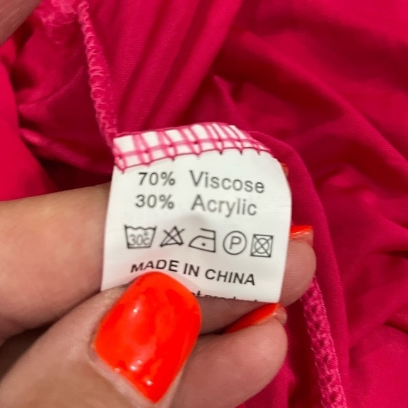 Hot pink pleated skort - Picture 2 of 2